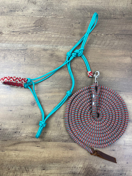 Rope Halter and Lead Rope Set